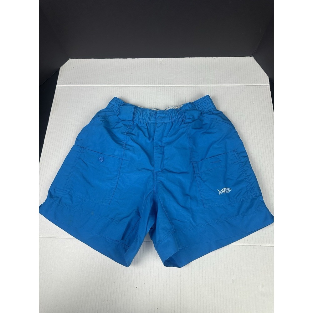 AFTCO  Blue 100% Nylon Cargo Shorts Men's Sz 32